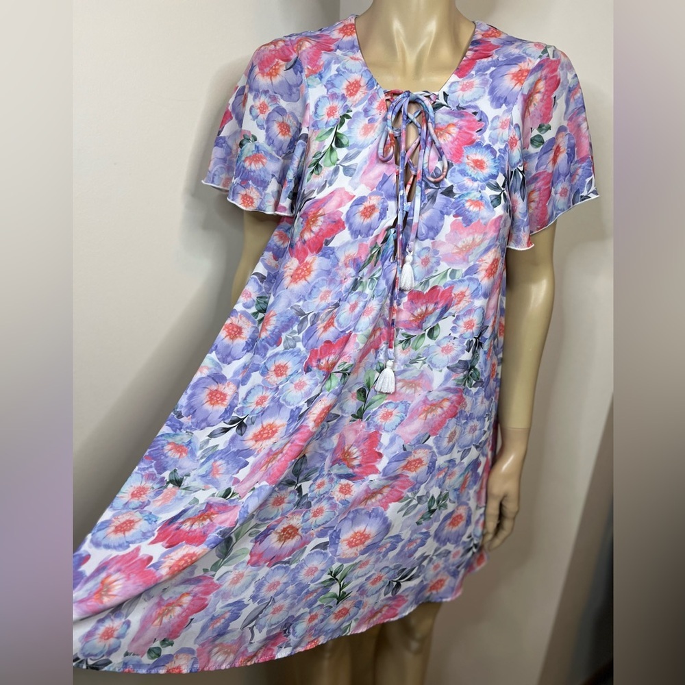 Show Me Your MuMu Floral Dress Tassle Tie - Picture 6 of 13